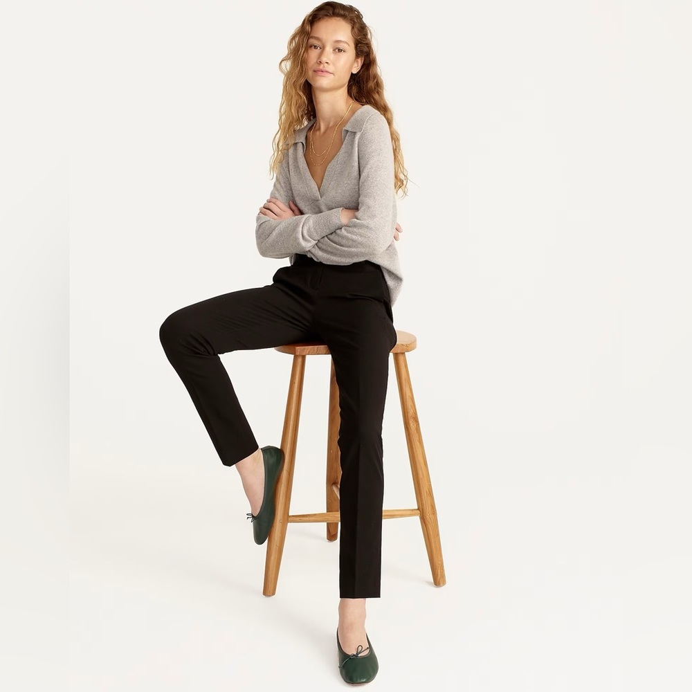 J.Crew Cameron slim crop pant in bi-stretch cotton blend H5532